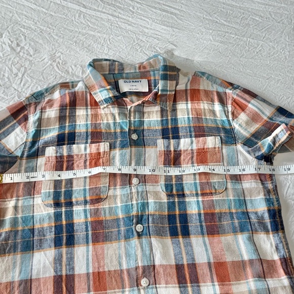 Old Navy Kid Plaid Shirt - Multicolor - Picture 2 of 5
